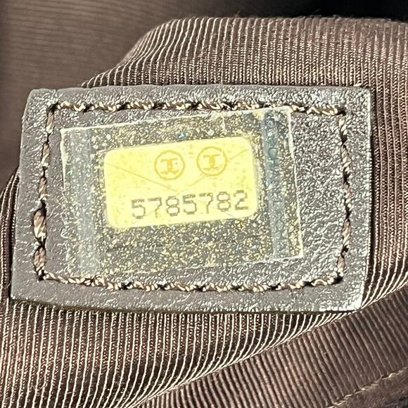 Chanel Travel Bag Dark Brown Lambskin Leather Vintage 1997-1999 w/COA - Picture 14 of 16